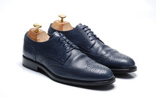 TOD`S Navy Blue Brogues Schuhe