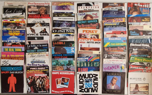 100x vinyl single sammlung - 100x,