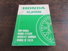 Honda XL250S 1978  Shop repair