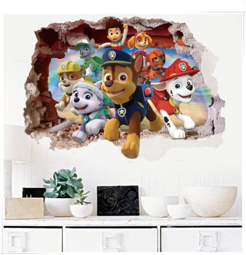 Paw patrol wandtattoo sticker - paw,
