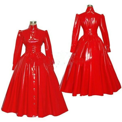 Sissy girl maid lockable red - sissy,