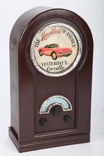 point-home Design-Schrank "Radio", Regal aus Holz, Retro, braun, 58cm