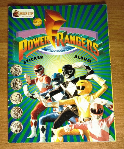 Power rangers sticker album - power,