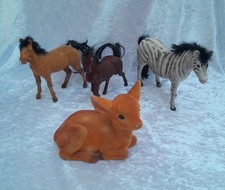 4 Tier Figuren Pferde Zebra
