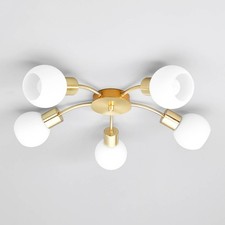 Lindby Deckenlampe Glas Metall