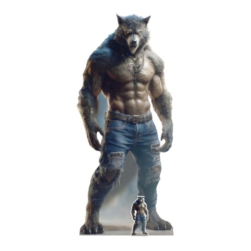 Werwolf karton ausschnitt - werwolf,