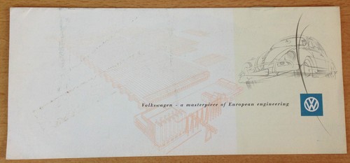 Original prospekt - prospekt, vw