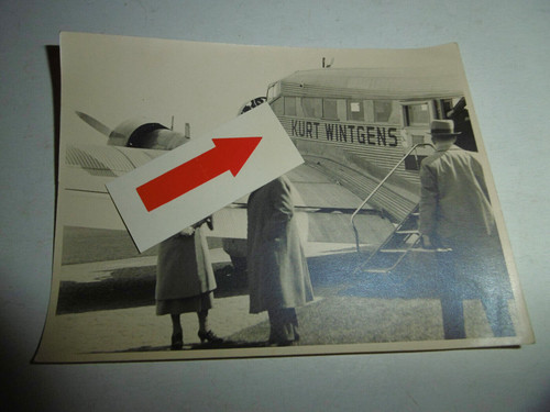 Altes foto lufthansa flugzeug - foto,