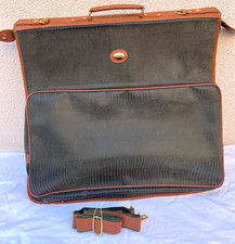 Business Reisebag / Kleidersack, Krokodillederoptik grün,, sehr guter Zustand