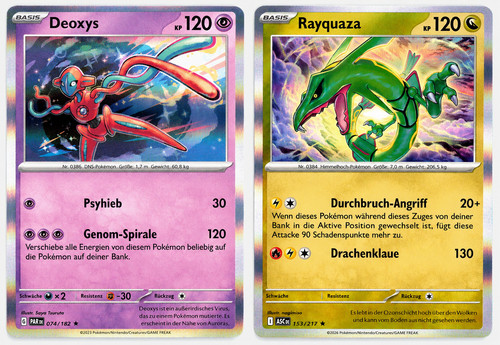 Pokemon karten deoyxs - karten,