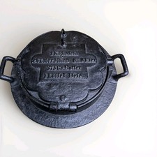 Antikes Waffeleisen für Kohleofen Ende 18 Jahrhundert