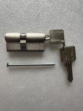 Ikon Schließzylinder, Doppelzylinder, mit 3 Schlüssel, Edelstahl