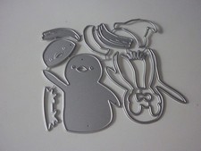 Stanzschablonen - großer Pinguin I