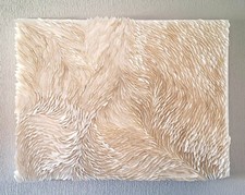 Relief-Bild   Papier auf Leinwand  Relief-Kunst  3-D-Objekt  Papierkunst  Unikat