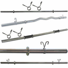 Curlstange SZ Curl Langhantel Hantelstangen 150cm 120cm 6 KG Chrom Kurzhantel 1B