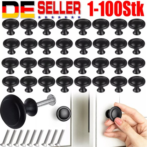 100x edelstahl möbelknöpfe - 1-100x,