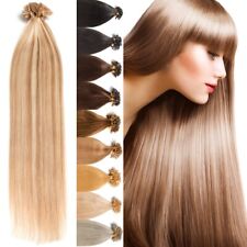 Keratin Bonding Hair Extensions 100% Remy Echthaar Straehnen Haarverlängerung