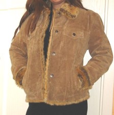 Enjoy Jacke Leder Wildleder