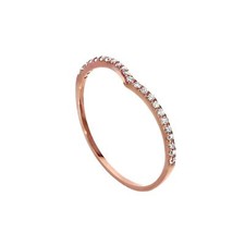 9K (375) Rotgold & Klar CZ