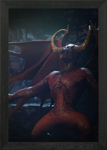 Diablo gerahmtes wandbild - gerahmtes,