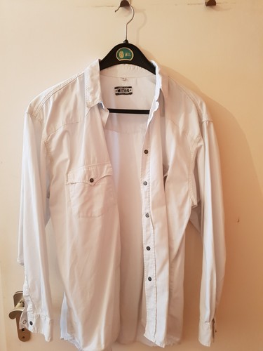 Herren langarm hemd - langarm, xl