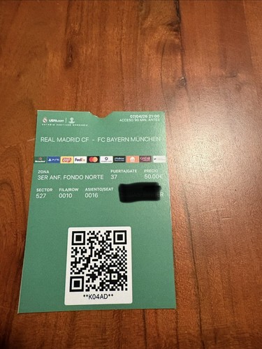 Sammler ticket real madrid - sammler,