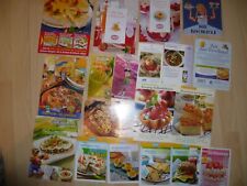 19x Rezepthefte/Rezeptkarte, Dr. Oetker, Kraft, Milram, u.v.m.
