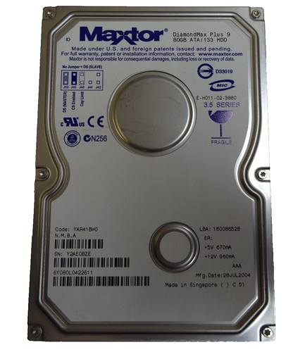 Ide festplatte maxtor - gb,