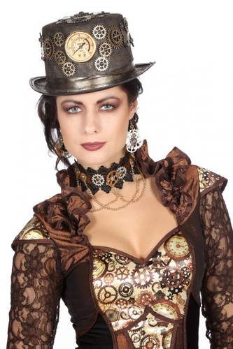 Steampunk zylinder rokoko hut - steampunk,