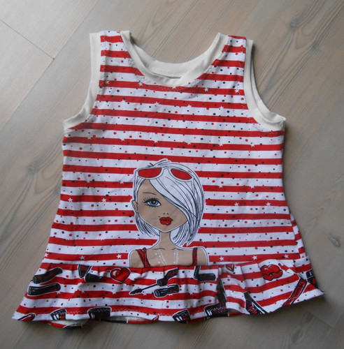 Jersey sommer top tunika gr - sommer,