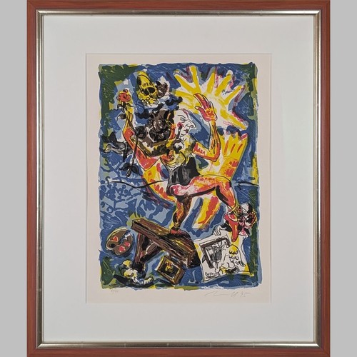 Joerg immendorff the rake - immendorff,