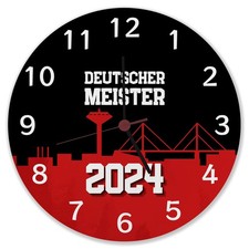 Leverkusen Wanduhr aus MDF mit