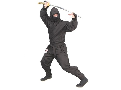 Ninja anzug schwarz 6 - ninja,
