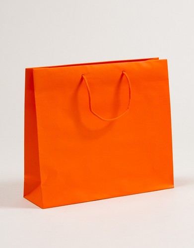 Papiertragetaschen orange - papiertragetaschen,