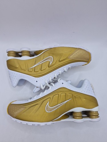 Nike shox metallic gold - nike, r4,
