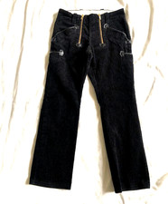 FHB Zunfthose ARTUR Trenkercord ohne Schlag schwarz Zunft-Hose Cord 40008