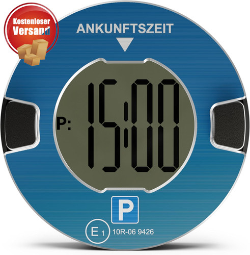 Elektronische parkscheibe mit - elektronische,