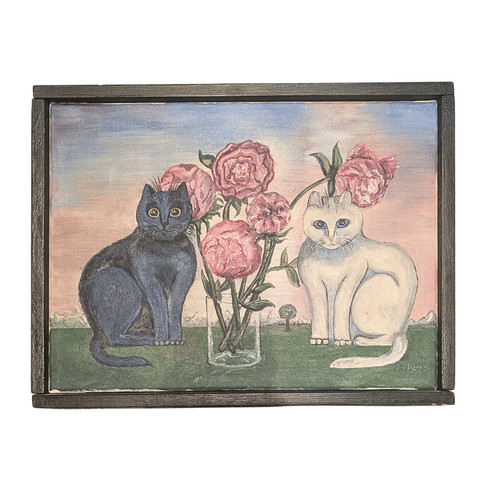 Katzen gemälde naive - katzen-gemälde,,