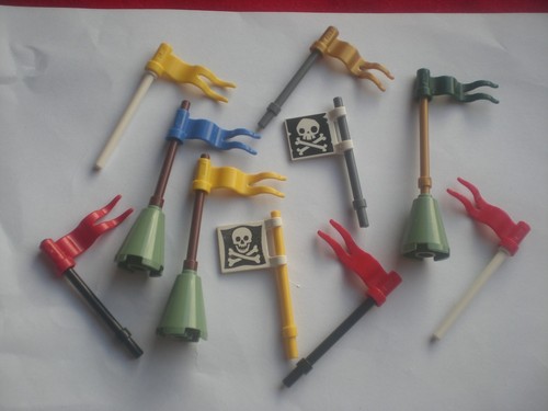 10x lego fahne burg - fahne, pirat