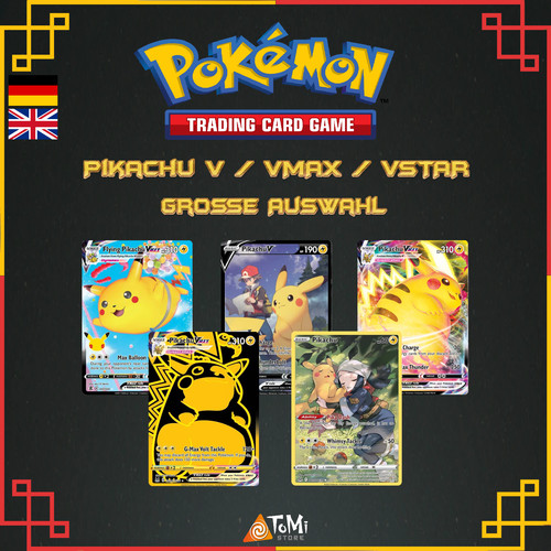 Pokemon karten pikachu - pokemon, v