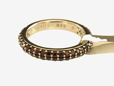 ESPRIT JEWELS Ring Gr 18  925 Sterlingsilber mit Zirkonia dunkelrot