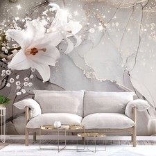 Lilien Blume Marmor Effekt