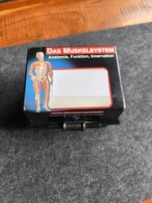 Anatomie-Lernkarten, Die menschliche Muskulatur, Lau-Verlag, guter Zustand.