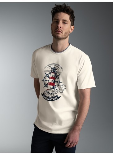 Trigema shirt mit leuchtturm - trigema, t