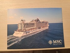 AK MSC Seaview, MSC cruise ship postcard, NEW!!!