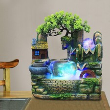 Neu wasserfallbrunnen led - wasserfallbrunnen,
