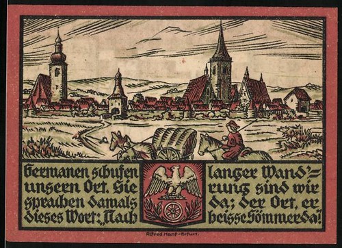 Notgeld sömmerda 1921 25 - sömmerda,, 1921,