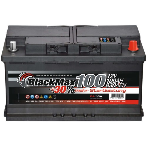 Autobatterie 12v 100ah - autobatterie,