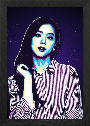 Pop art portrait - pop, einer