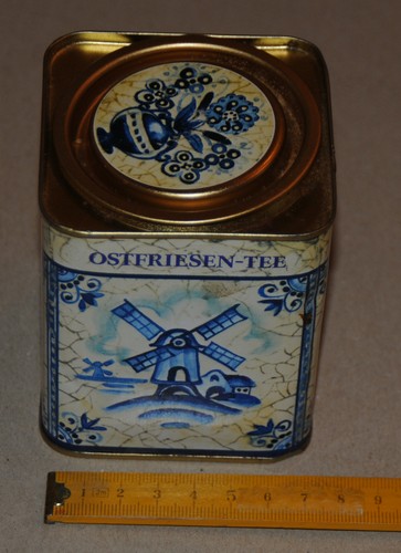 Alte blechdose teedose - alte,